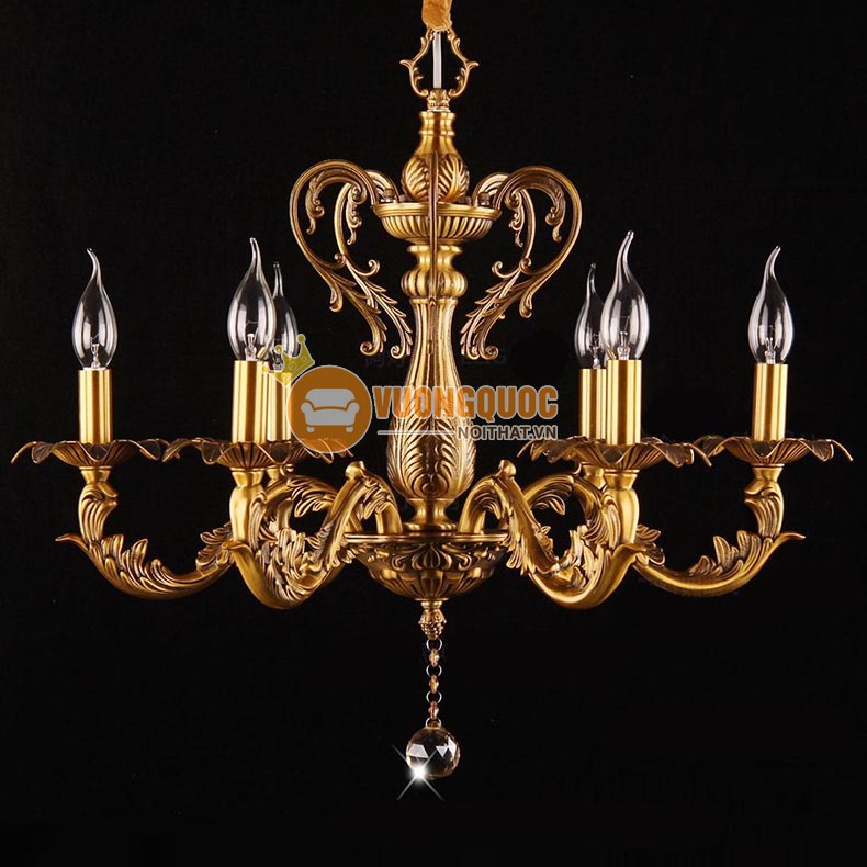 Đèn chùm đồng cổ điển phong cách Ý ATL8501-9